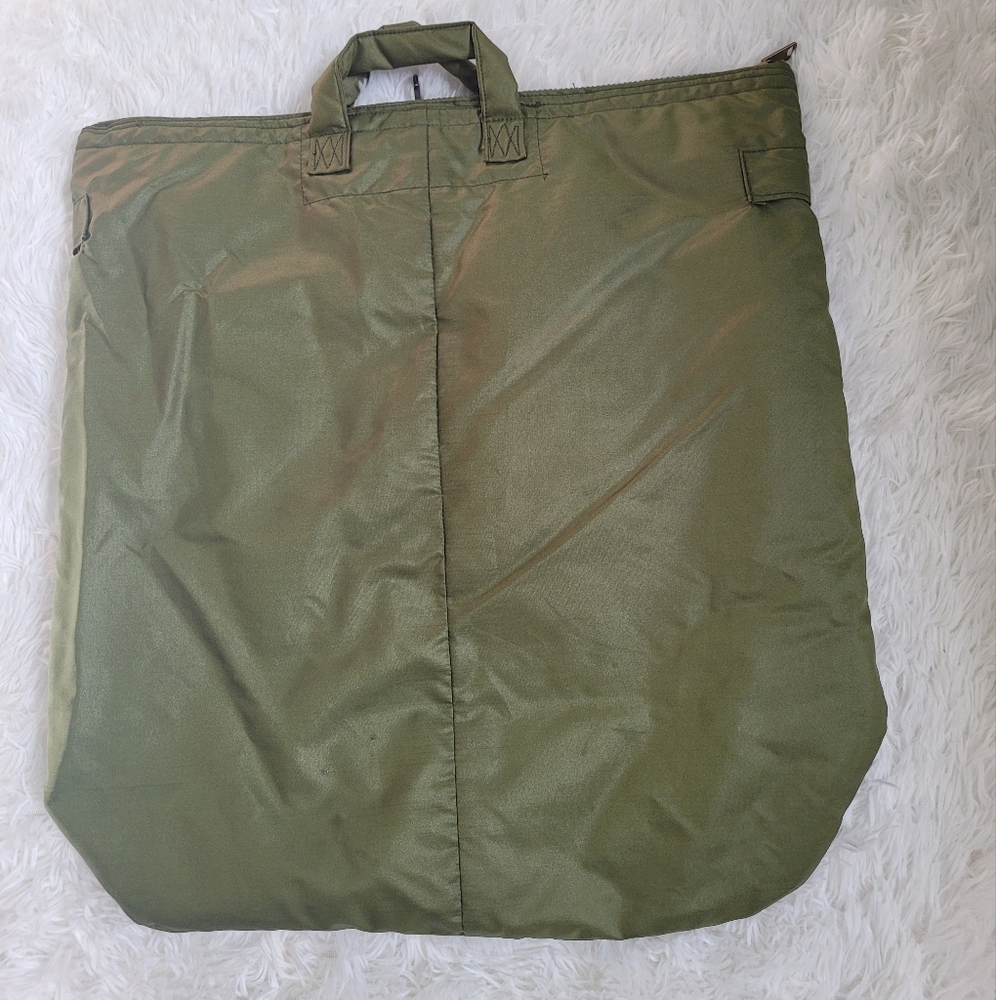 US Military Flyers Helmet Bag 8415-00-782-2989 Unicor Green Nylon Army Air Force - Picture 2 of 7